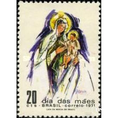 Бразилия 1971 День матери религия живопись ** м
