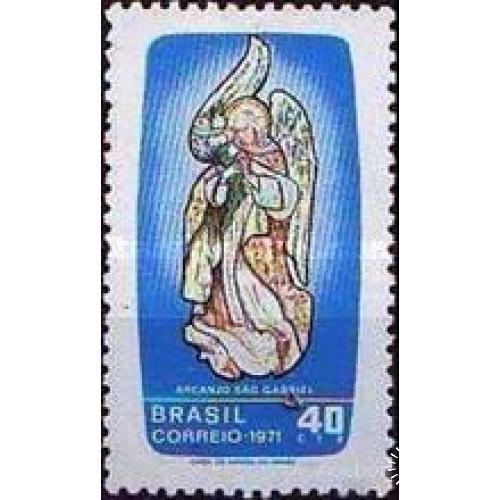 Бразилия 1971 День Св. Гавриила религия живопись ** м