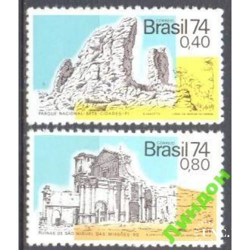 Бразилия 1974 горы архитектура * м