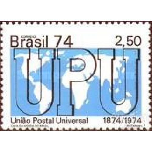 Бразилия 1974 UPU связь радио телеграф почта * м