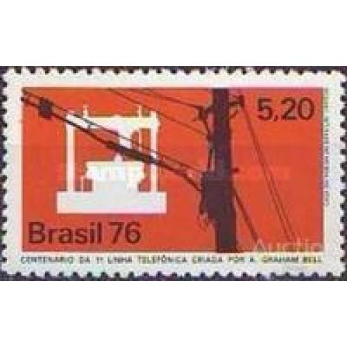 Бразилия 1976 100 лет телефон связь * м