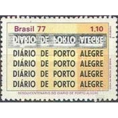 Бразилия 1977 газета Diario de Porto Allegre пресса ** м