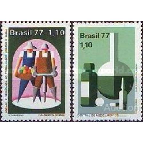 Бразилия 1977 охрана труда с/х фрукты химия ** м