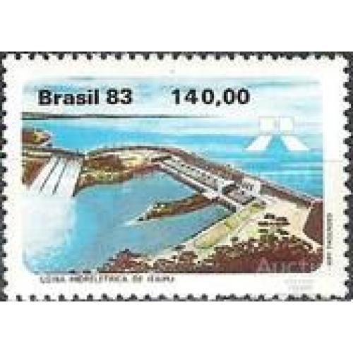Бразилия 1983 ГЭС архитектура плотина ** м