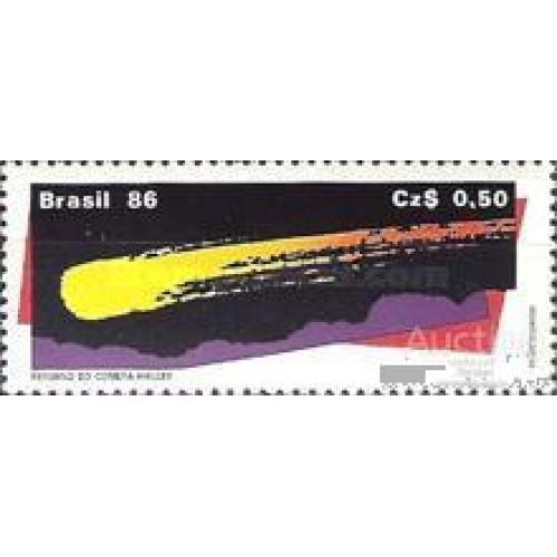 Бразилия 1986 Комета Галлея астрономия космос ** есть кварт м
