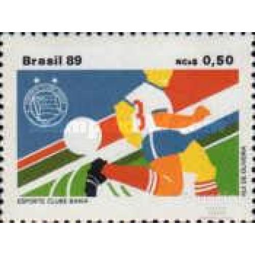Бразилия 1989 футбол спорт ** м