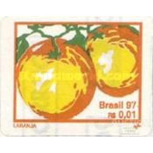 Бразилия 1997 фрукты флора ** м