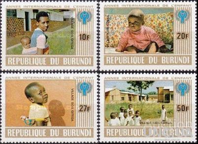 Бурунди 1979 Год ребенка ООН архитектура дети школа медицина ** о