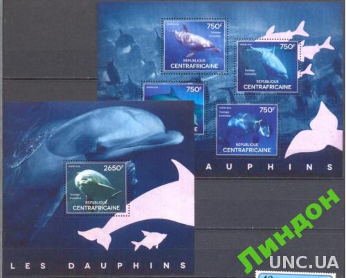 ЦАР 2014 дельфины морская фауна ** о