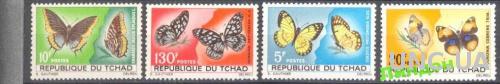 Чад 1967 фауна бабочки насекомые ** о