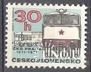 ЧССР 1971 ж/д железная дорога электровоз поезд ** м