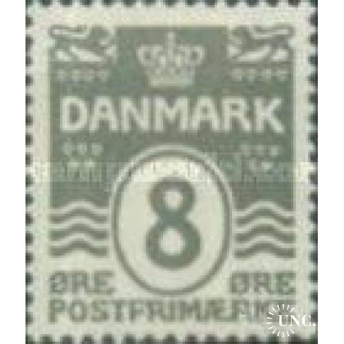 Дания 1921 стандарт №119 8 оре ** о
