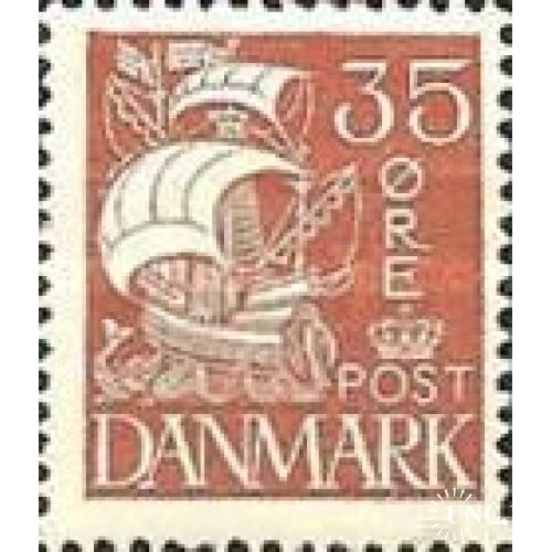 Дания 1927 стандарт корабли флот парусники 35 оре ** о