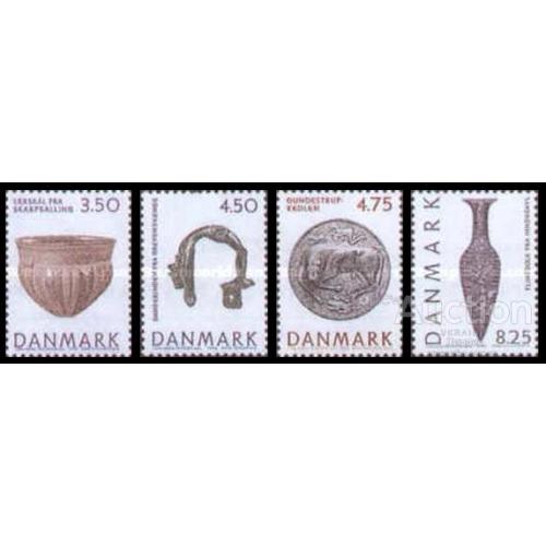 Дания 1992 Нац. музей археология посуда вино монеты ремесло искусство этнос ** о