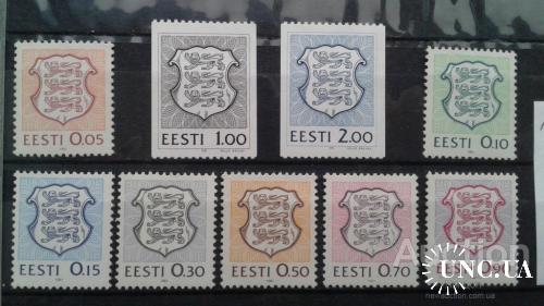 Эстония 1991 стандарт герб ** о