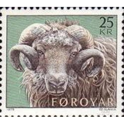 Фареры 1979 фауна овцы шерсть текстиль ** о