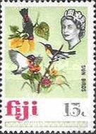 Фиджи 1969 птицы фауна 1м ** о