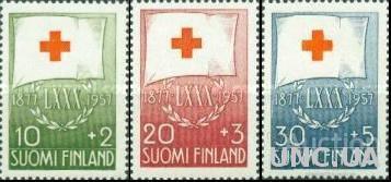 Финляндия 1957 Красный Крест медицина ** о