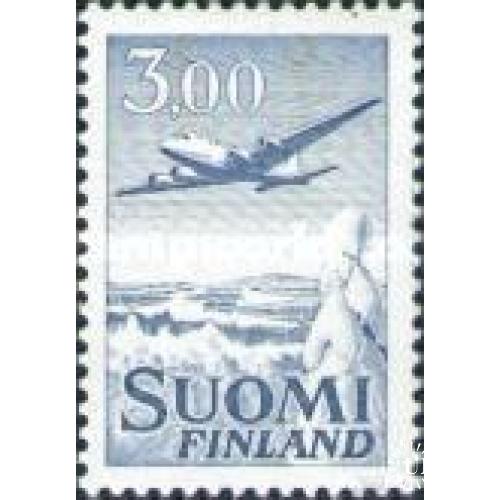 Финляндия 1963 авиапочта авиация самолеты природа деревья ** о