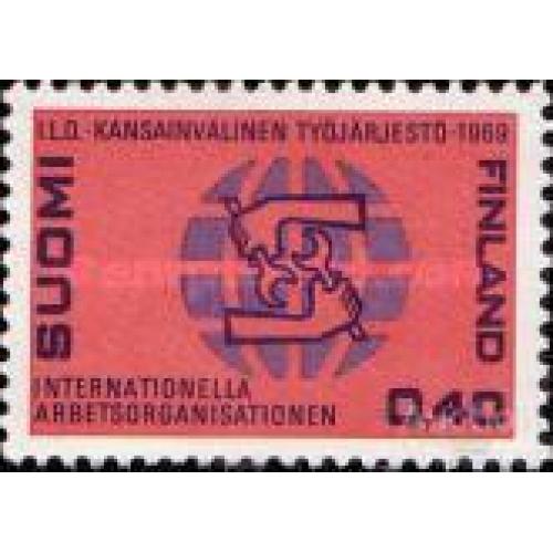 Финляндия 1969 50 лет МОТ профсоюзы ** о