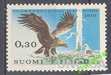Финляндия 1970 фауна птицы **