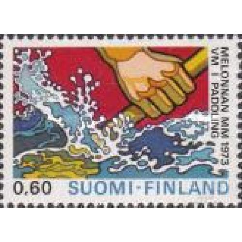 Финляндия 1973 спорт ЧМ по каноэ лодки флот ** о