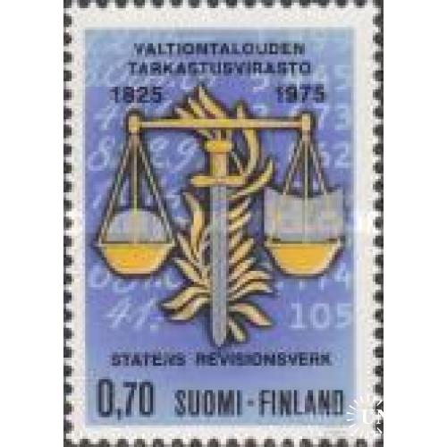 Финляндия 1975 Гос. аудит Закон герб весы оружие ** о