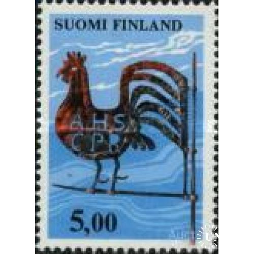 Финляндия 1977 флюгер искусство ремесло птицы фауна погода ** о