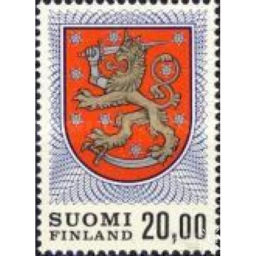 Финляндия 1978 Нац. герб геральдика оружие лев фауна ** о