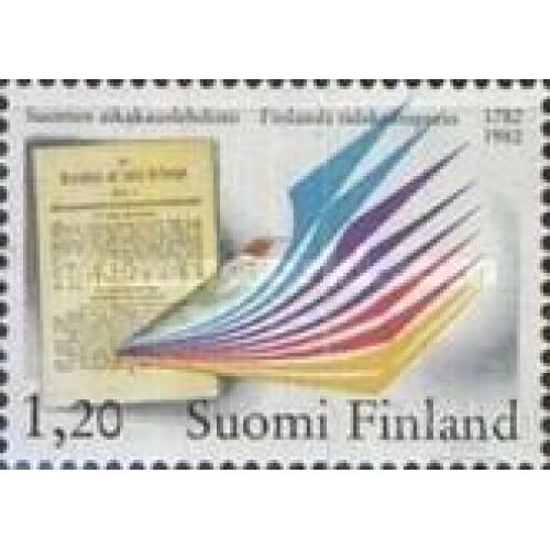 Финляндия 1982 100 лет прессе газеты книги ** о