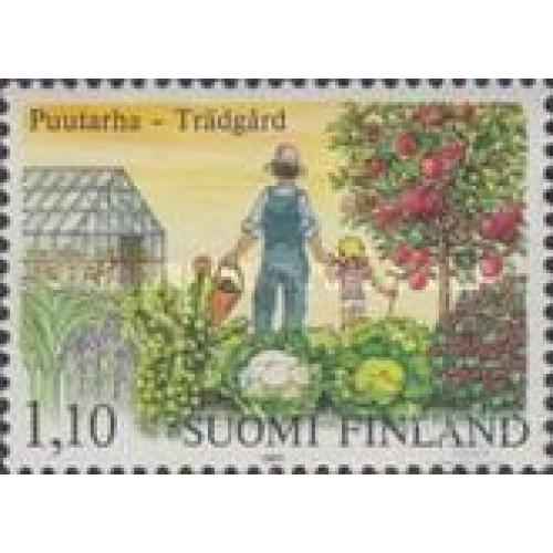Финляндия 1982 Огород овощи фрукты флора ** о