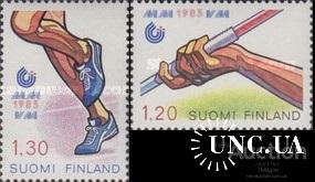 Финляндия 1983 спорт л/а ЧМ ** о