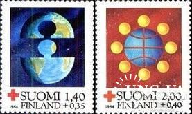 Финляндия 1984 Красный Крест медицина Земля ** о