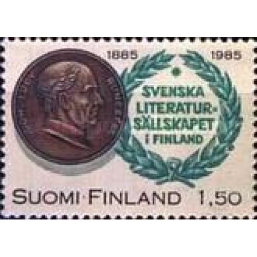 Финляндия 1985 Общество шведской литературы в Финляндии писатели люди ** о