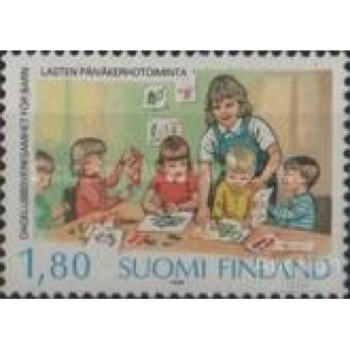 Финляндия 1988 День ухода за детьми няни игры рисунки ремесло ** о