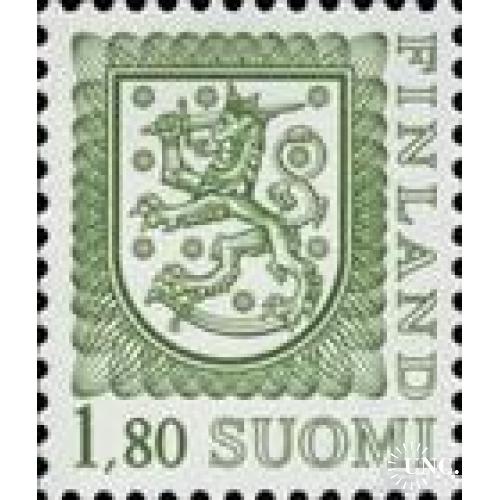 Финляндия 1988 стандарт ТИП - II герб геральдика лев фауна оружие ** о
