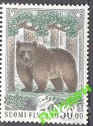 Финляндия 1989 фауна медведь ** о