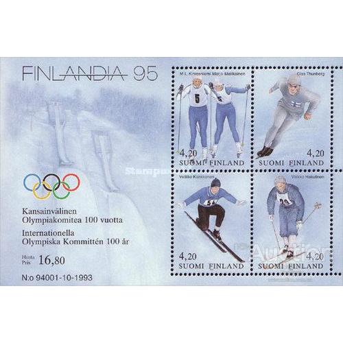 Финляндия 1994 спорт олимпиада 100 лет МОК лыжи люди ** м