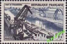 Франция 1956 промышленность архитектура порт флот корабли ** о