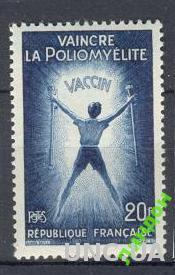 Франция 1959 полиеомелит медицина **