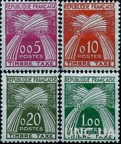 Франция 1960 доплатные марки с/х флора ** о