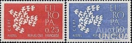 Франция 1961 Европа Септ птицы фауна ** о
