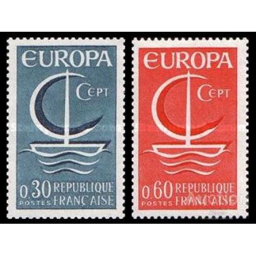 Франция 1966 Европа Септ флот корабли ** о