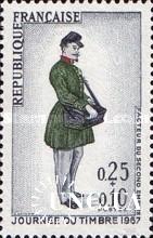 Франция 1967 Неделя письма почта униформа ** м