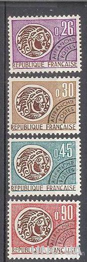 Франция 1971 стандарт монеты археология ** о