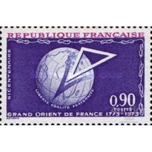 Франция 1973 200 лет Масонской Ложи масоны ** о