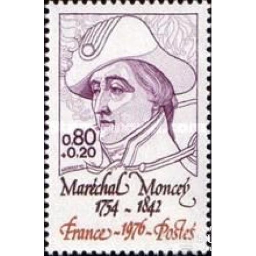 Франция 1976 маршал де Монсей люди армия ** ом