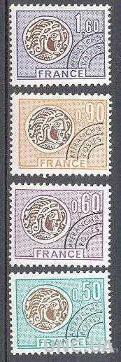 Франция 1976 стандарт монеты археология ** о