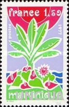 Франция 1977 Регионы Мартиника флора ** бр