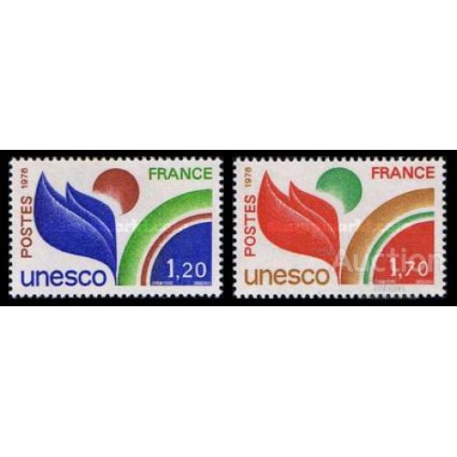 Франция 1978 искусство ЕС ЮНЕСКО UNESCO IMAGERY Художественный образ ** о
